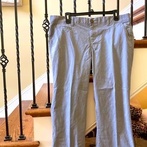 Old Navy gray boot cut khakis